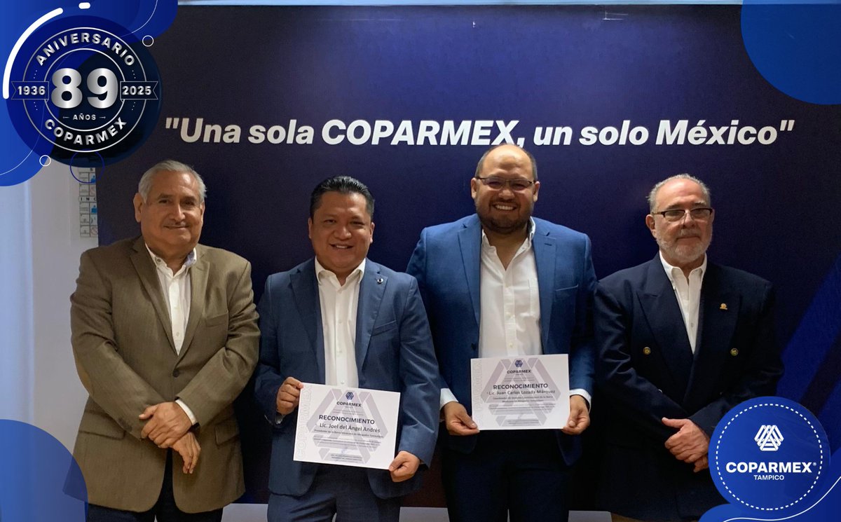 🔵 Durante la VIII Junta de Consejo Directivo de COPARMEX Tampico se presentó la conferencia “Reforma a la Ley de Amparo”

Oradores:

👨‍⚖️ Lic. Joel del Ángel Andrés, Presidente BMA Tamaulipas

👨‍⚖️ Lic. Juan Carlos Lozada Márquez, Coord. de Derecho Constitucional