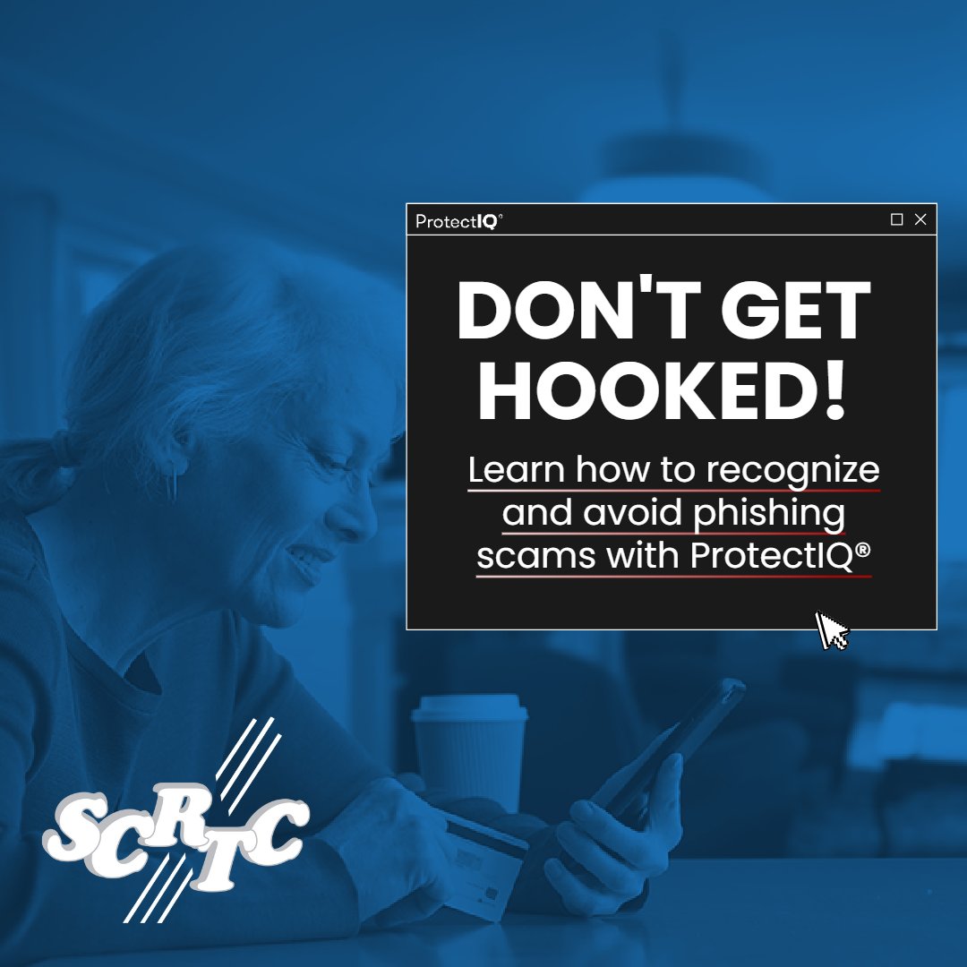scrtc's tweet image. Don’t get hooked! Avoid phishing scams and keep all of your information protected with SCRTC Connect from SCRTC.
🚫 No scammers
🚫 No bugs or viruses
🚫 No malicious content
Download SCRTC Connect for more information.
apps.apple.com/us/app/scrtc-c…
play.google.com/store/apps/det…