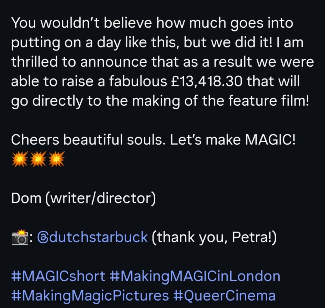 elke_d1202_mfs's tweet image. Making Magic Pictures says Thank You. 
Wish I could have been there...
#MakingMagicinLondon
#MakingMagic
#MotherlandFortSalem
#WynonnaEarp