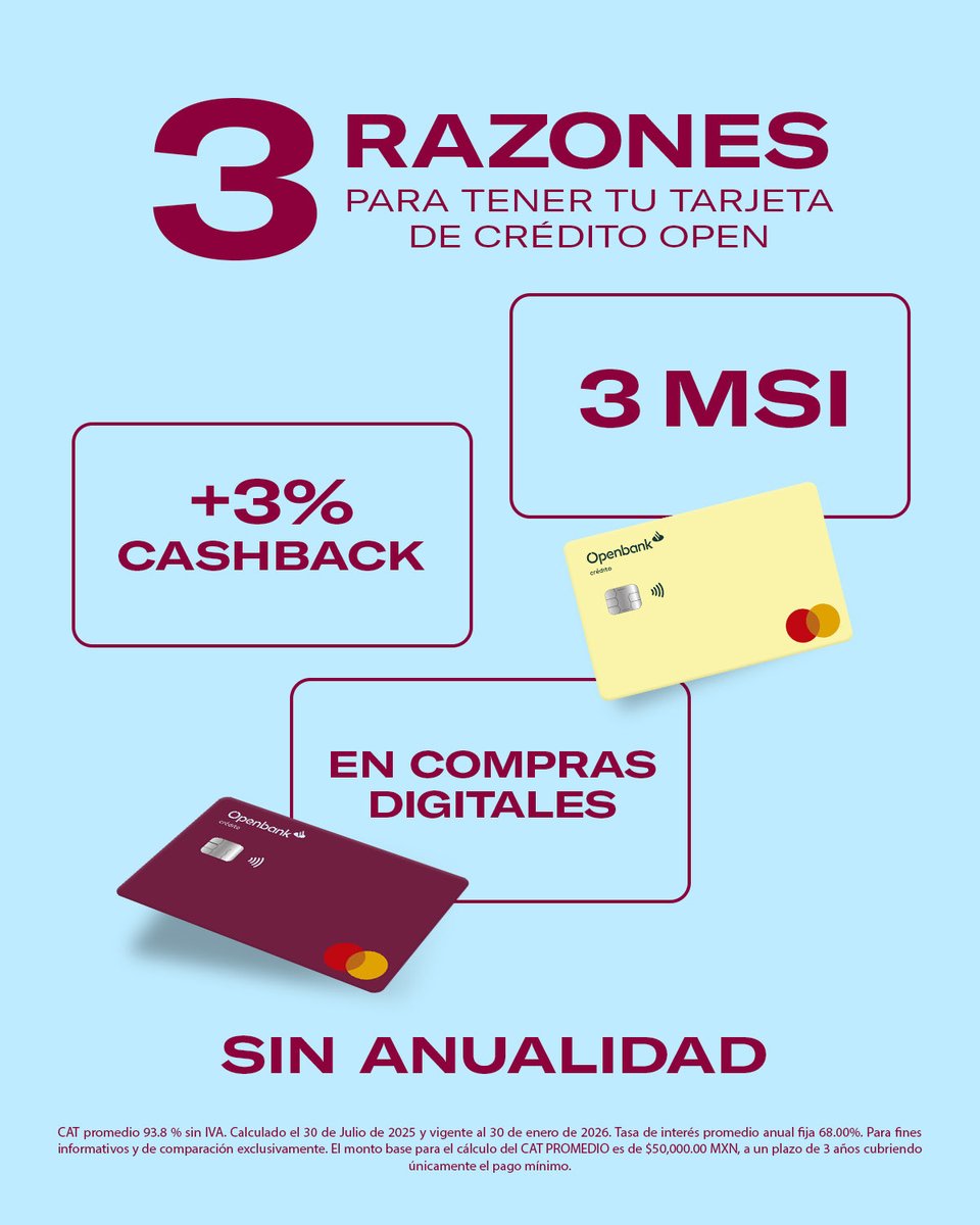 Openbank México tweet media