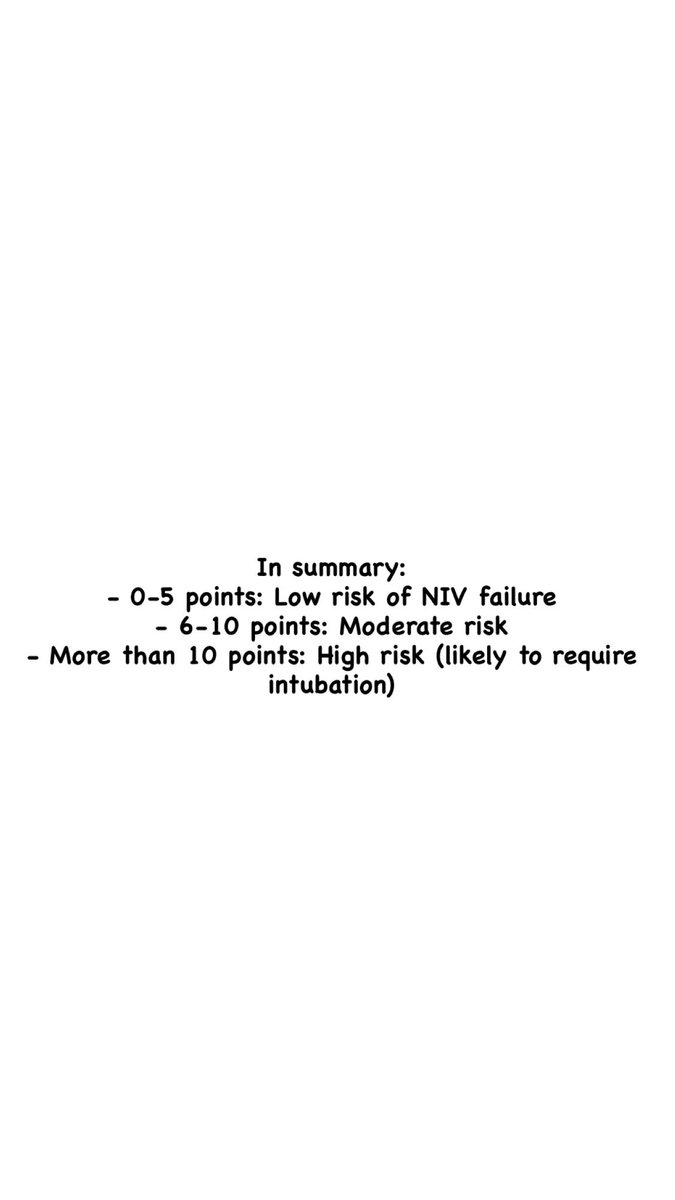 RRTNoor_J's tweet photo. The HACOR score is a valuable medical tool designed to predict the success or failure of non-invasive ventilation (NIV) in patients experiencing acute respiratory failure, especially those with hypoxemia. https://t.co/f6InYjEiec