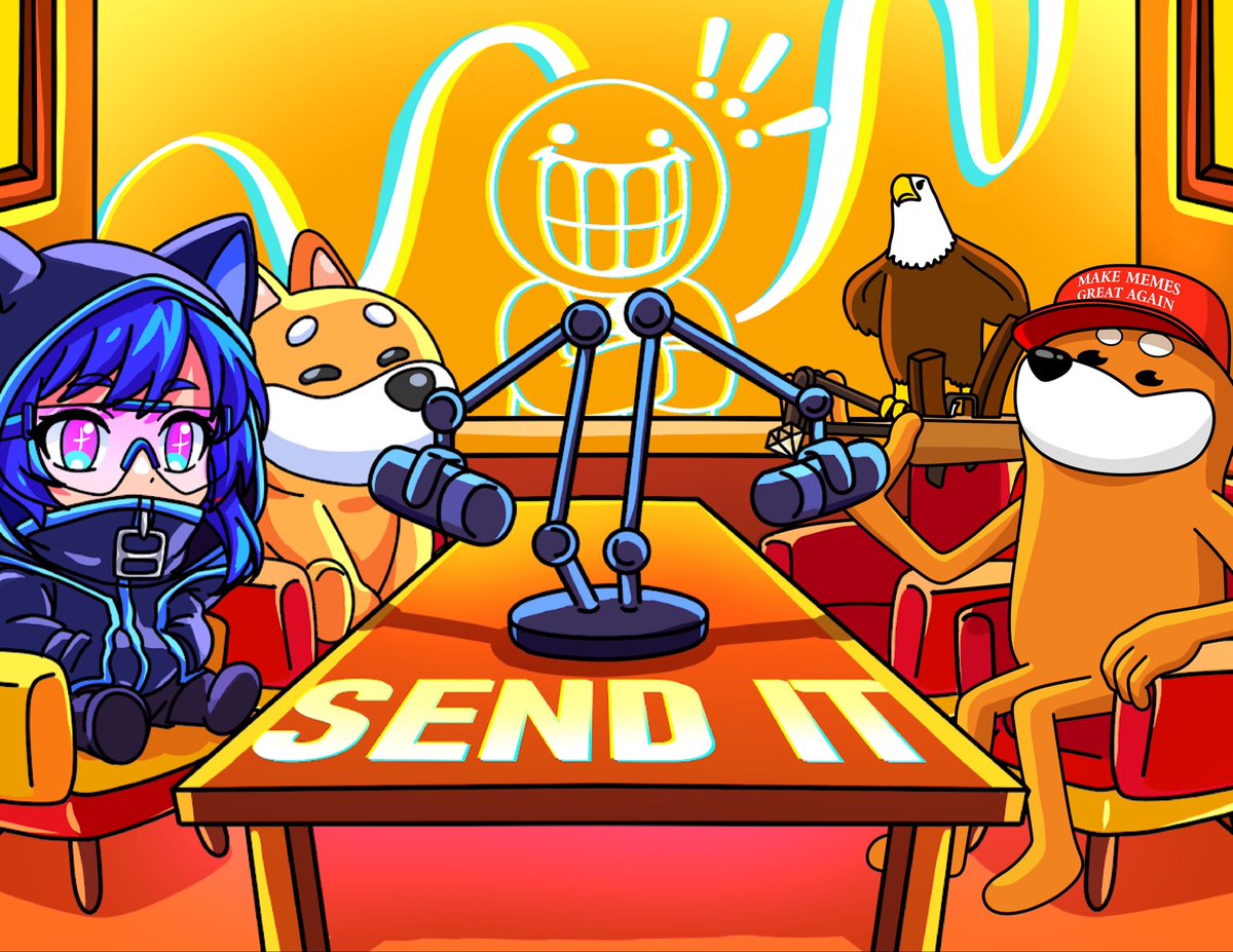 Join <a href="/bonkfun/"></a> <a href="/senditlooksgood/">Sendit</a> and I as we speak with <a href="/MMGAcoin__/">Make Memes Great Again</a> tomorrow on spaces!

Wednesday October 29
2pm - 3pm ET

Looks good, send it

🔗below