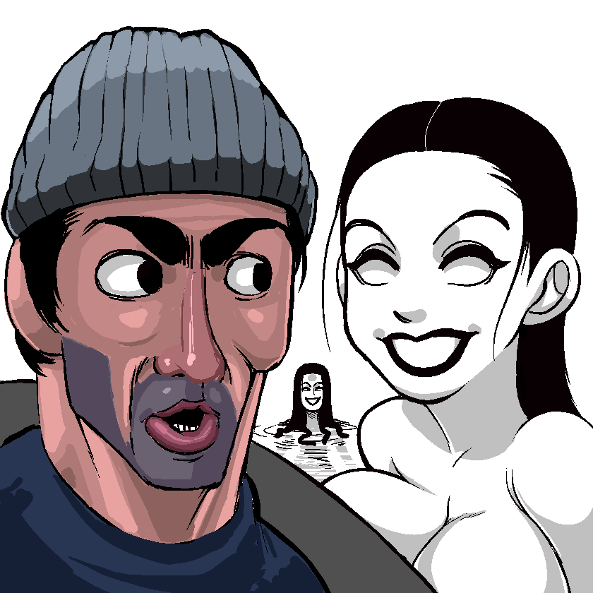 CuteSeggy's tweet photo. quick sketch of that one creepy mermaid AI video https://t.co/ZOSmDA5V4R