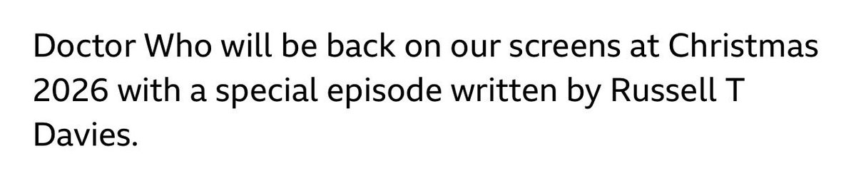 After everything Russel has done, cost the BBC Disney money, killed Doctor Who.

They have him back like Van Helsing driving another stake into it’s heart to ensure it’s corpse can’t rise again.

Absolutely wild decisions, wonder if it’ll be Billie Piper.