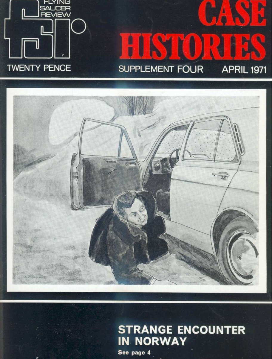 #ufotwitter #Ufohistory
Today in UFO History - Strange Norwegian Encounter near Helleland
October 29, 1970 — Helleland, Rogaland, Norway
1/5:40 p.m. Reidar Salvesen is driving about 2 miles east of Helleland, Rogaland, Norway, when a dazzling light forces him to stop the car.