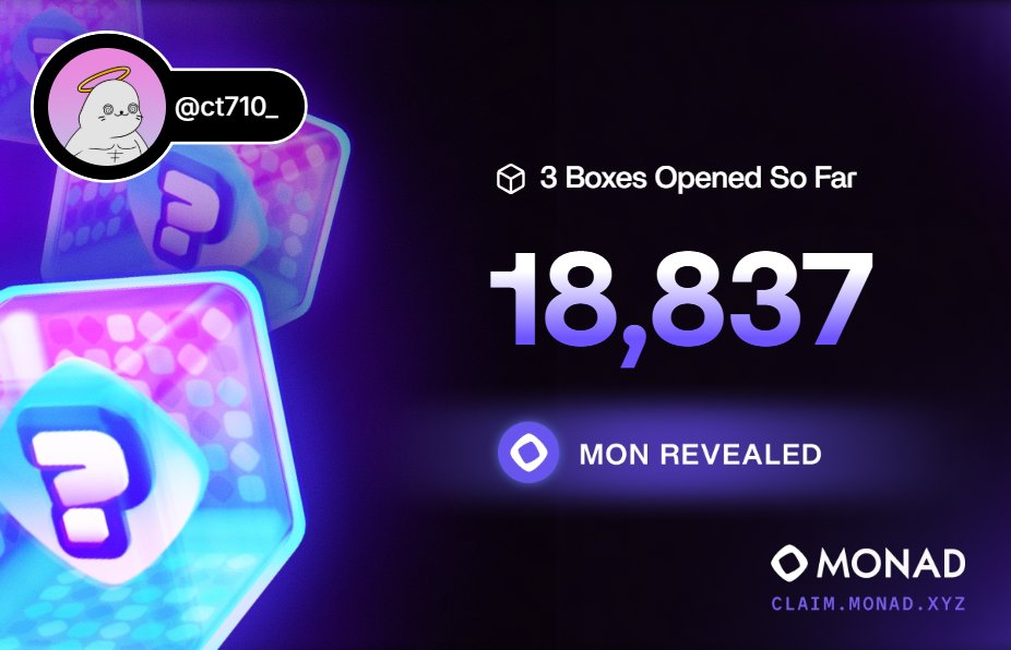 Thank you <a href="/monad/">Monad</a> 💜