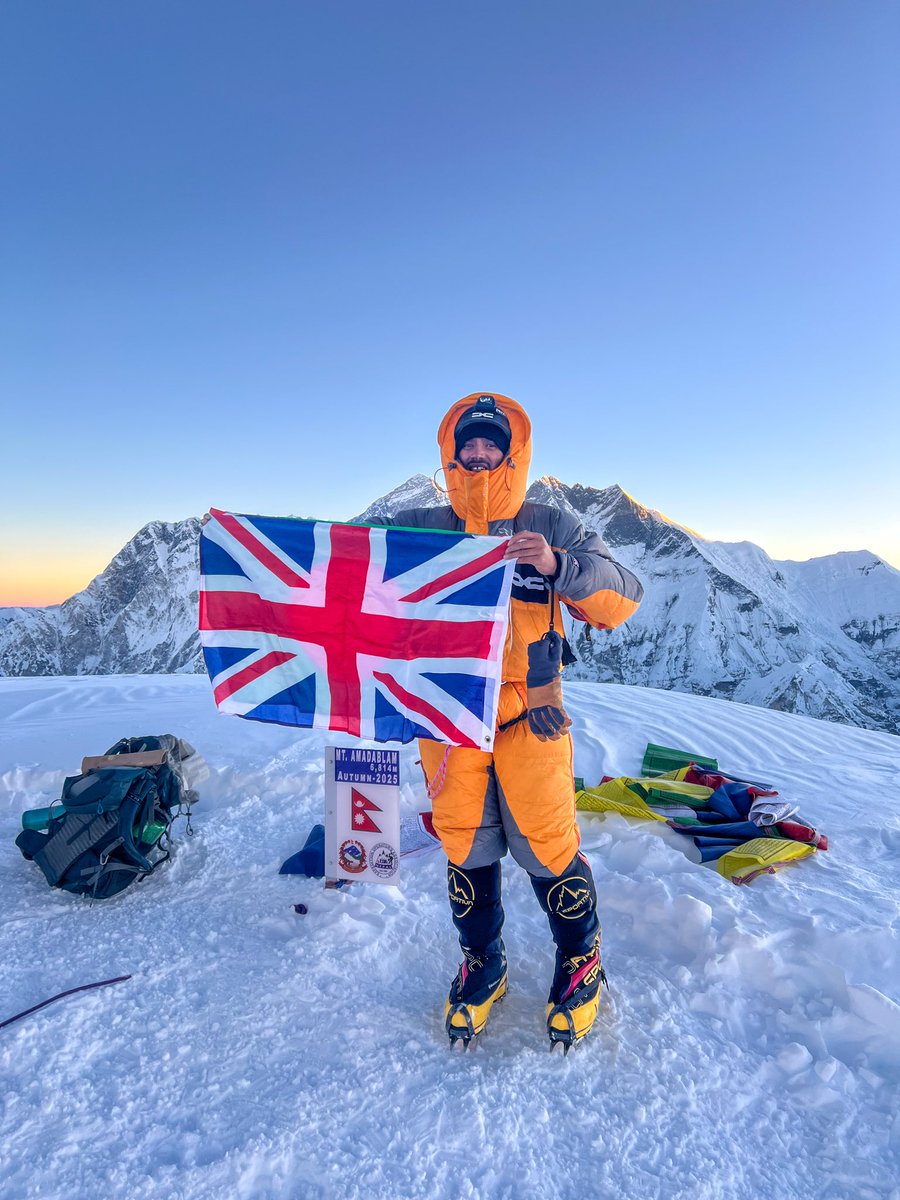 15th October, 2025 - 5:50 AM (Nepal local time)
A moment beyond words.

I’m deeply grateful to share that I successfully summited Mount Ama Dablam (6,812m), one of Nepal’s most technical and breathtaking peaks. 🏔️

This update comes a little late, as I needed time to truly