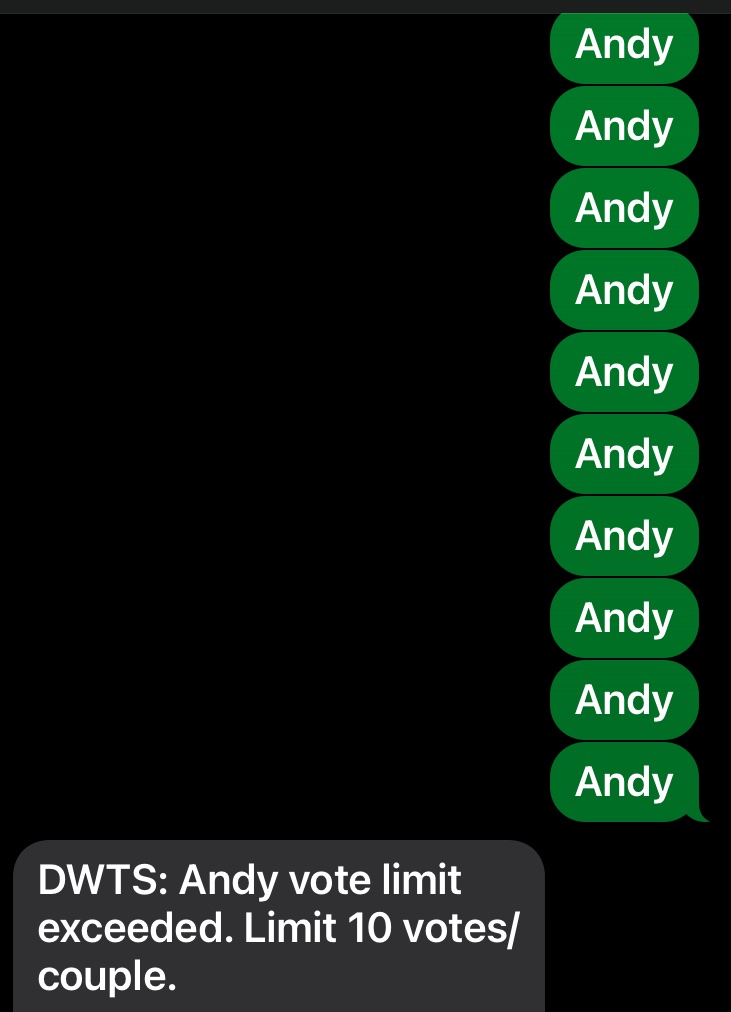 FeldmanSelf's tweet photo. ATTENTION ALL GOONS AND FILTHPIGS!
It is now 8pm and you are REQUIRED to vote ANDY on #DWTS Let’s give em that @jimandthem #JATbump so we can see him….Next Time! 10 votes Txt 10 votes online.
#jimandthem #creepycoreyween #cocobaunz #JATbump #Believe #Andy https://t.co/pmagxSkptO
