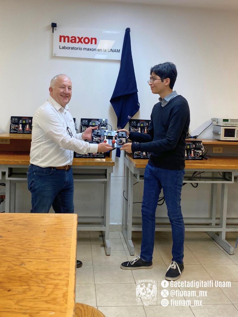 💡 La <a href="/DIMEIFIUNAM/">DIMEIFIUNAM</a> sigue fortaleciendo el aprendizaje de nuestras y nuestros estudiantes.

Gracias a las gestiones de sus distintas áreas, la DIMEI recibió la donación de 10 kits de control de movimiento de la empresa MAXON, destinados al Laboratorio de Diseño Mecatrónico. 🤖