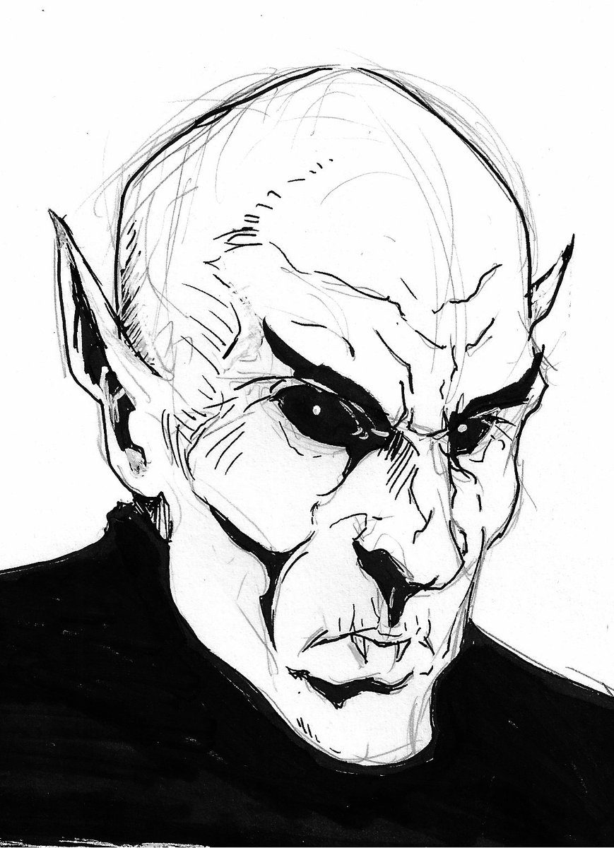 #inktober #inktober2025 #Nosferatu #CountOrlok #Vampires #horror Day 28