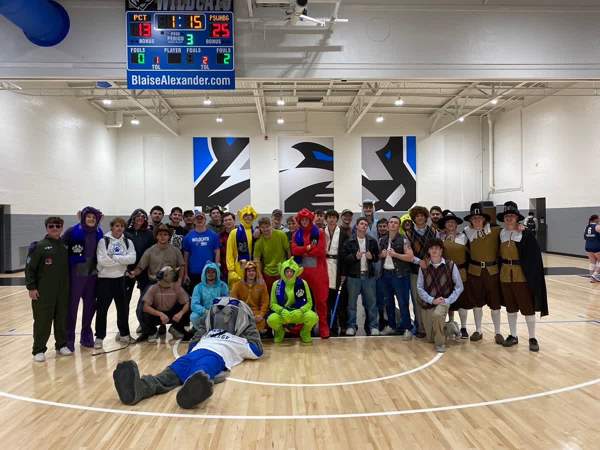 Great night supporting @pctwvolleyball for Halloween Costume night against a great team. 

Which one’s your favorite? 

#ItsCoolToCare 
#WIN 
#NS