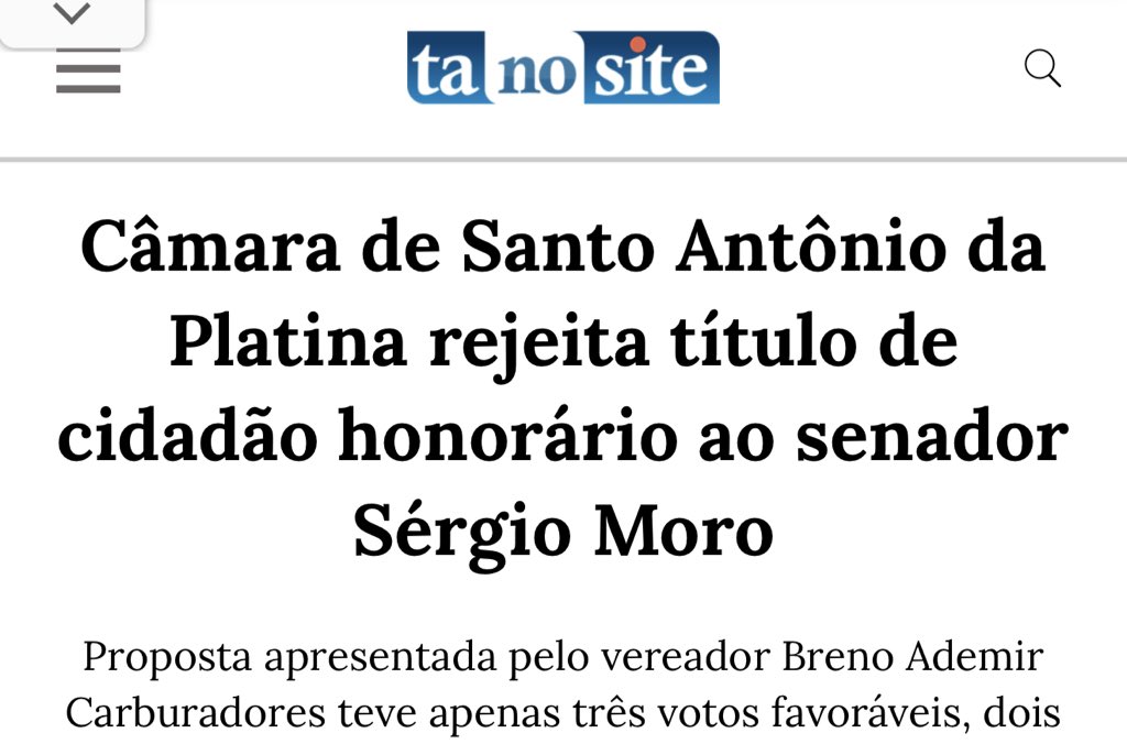 Parabéns a todos envolvidos!
Juiz ladrao e senador preguiçoso não merece título algum.