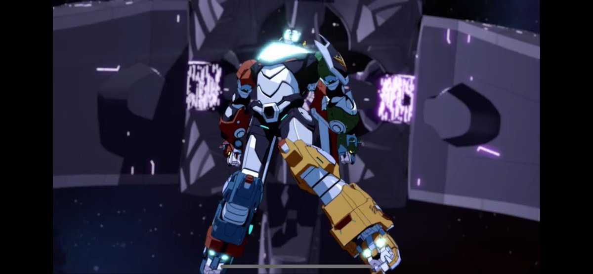 codac0da's tweet image. why did they put voltron in the sexy anime girl pose