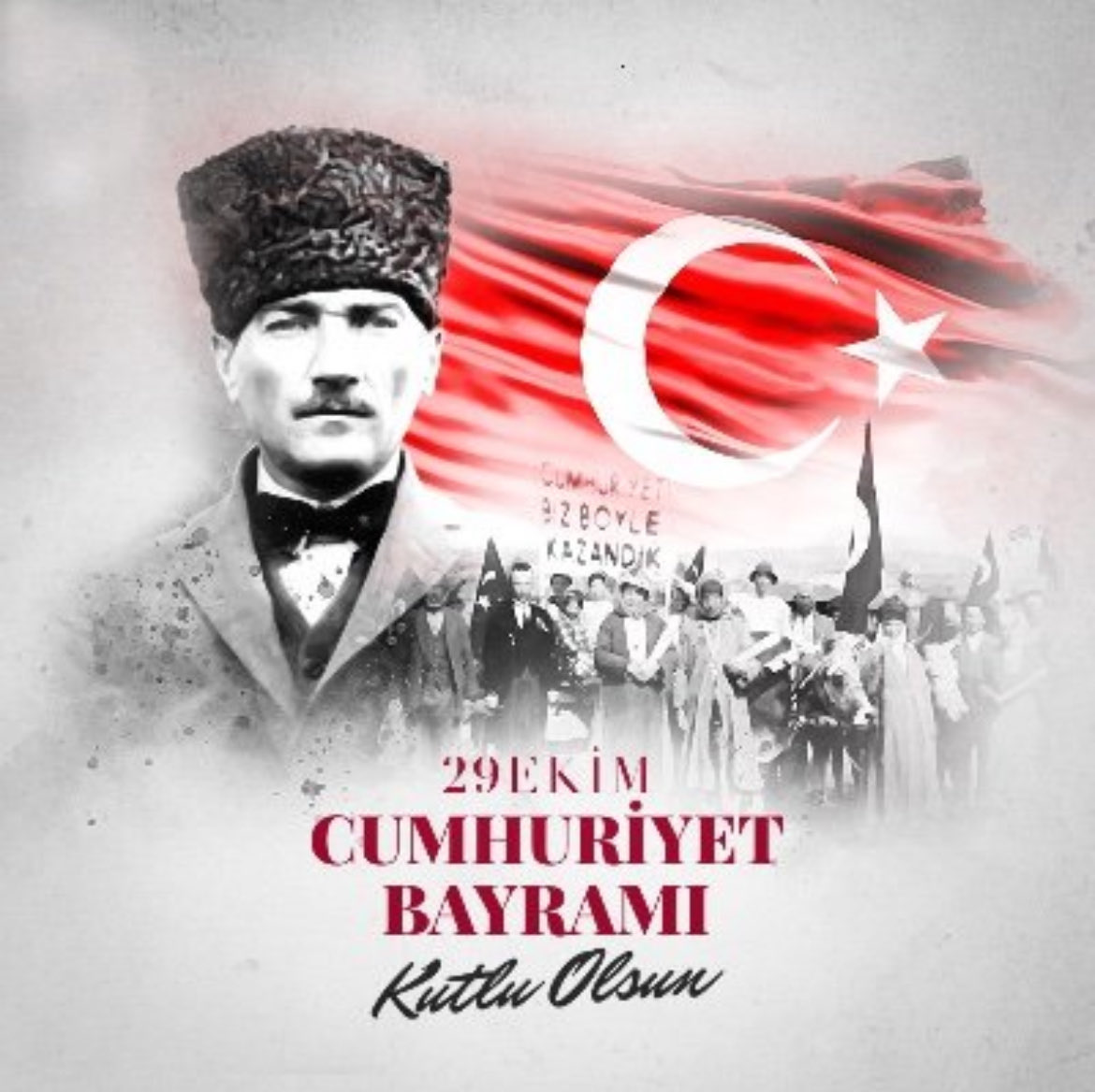 Cumhuriyetimizin 102. yıldönümünde Gazi Mustafa Kemal Atatürk ve silah arkadaşlarını, aziz şehitlerimizi ve kahraman gazilerimizi rahmet, minnet ve saygıyla anıyorum.

29 Ekim Cumhuriyet Bayramımız kutlu olsun.🇹🇷🇹🇷🇹🇷