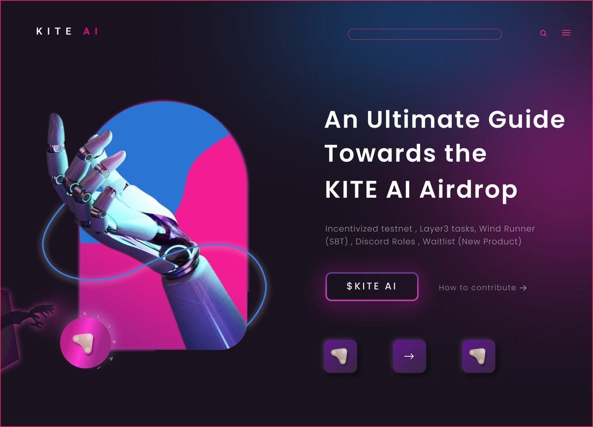 Why This Project Might Be Interesting?
🪁It’s niche: A layer 1 tailored for AI &amp; data/model unlike generic blockchains.
🪁Strong claimed metrics early on indicate decent engagement.
🪁Good timing: With AI + Web3 combining, projects trying to bridge those are in focus.
<a href="/GoKiteAI/">KITE AI</a>