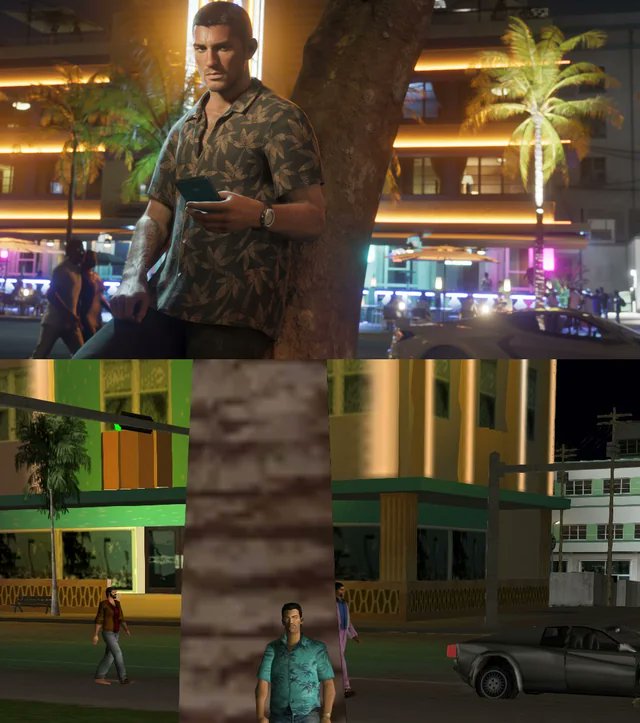 GTA 6 VS GTA Vice City.