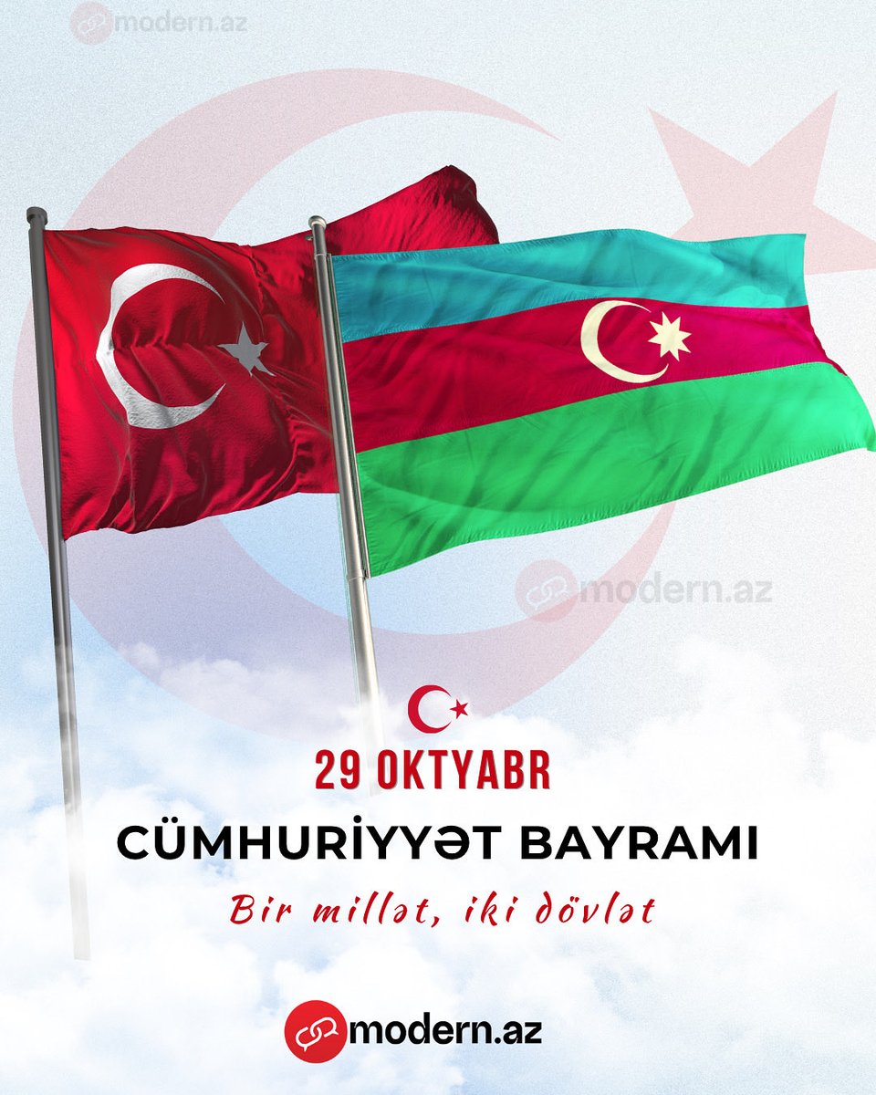 🇦🇿🇹🇷102 yaşın kutlu olsun, kardeş ülke!

#29ekim #cumhuriyet <a href="/TC_Disisleri/">T.C. Dışişleri Bakanlığı</a> <a href="/tcbestepe/">T.C. Cumhurbaşkanlığı</a>