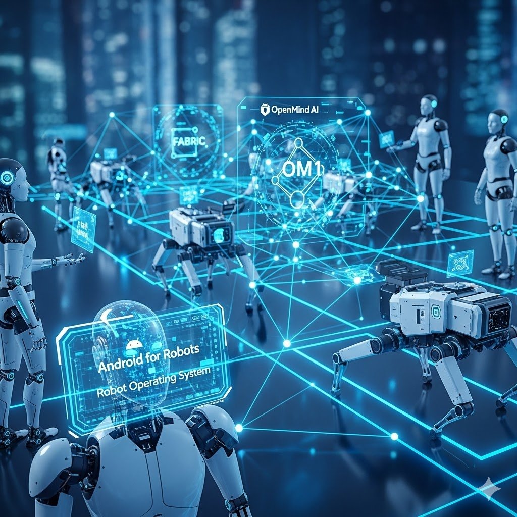 Sumit_Khedkar49's tweet image. OpenMind AI is building the Android for Robots.🤯

It&apos;s an open, AI-native software stack that lets robots think, learn, and collaborate seamlessly. Meet OM1 (Robot OS) &amp;amp; FABRIC (a decentralized coordination network). We&apos;re unlocking machine agency at scale!
#OpenMindAI #Robotics