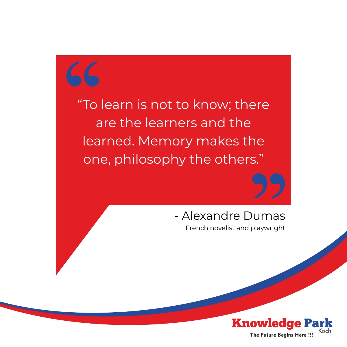 Knowledgepark5's tweet image. Thought for the day

#thoughtfortheday #inspirational #education #students #KnowledgeParkKochi
