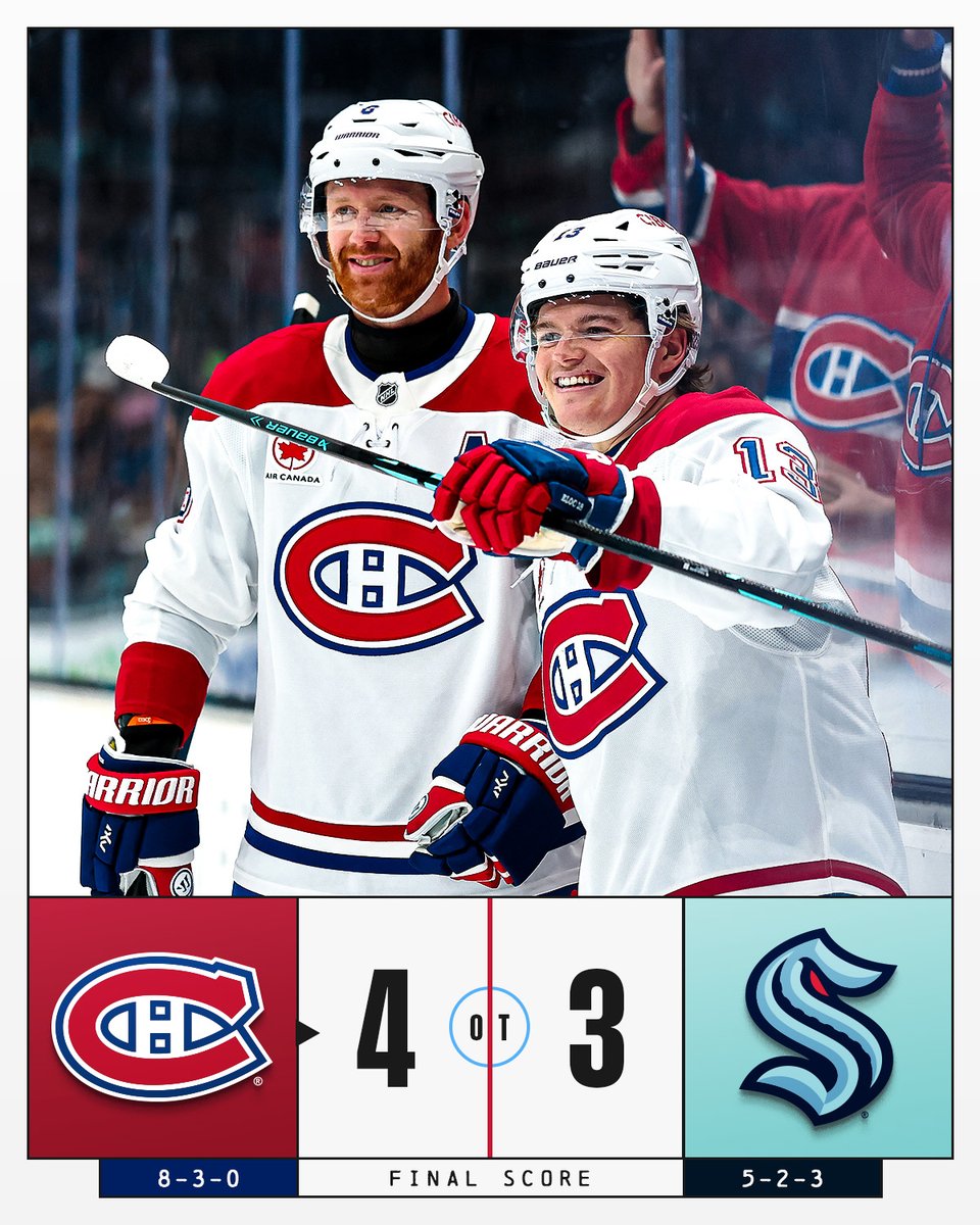 That's another win for the <a href="/CanadiensMTL/">Canadiens Montréal</a>! 😁