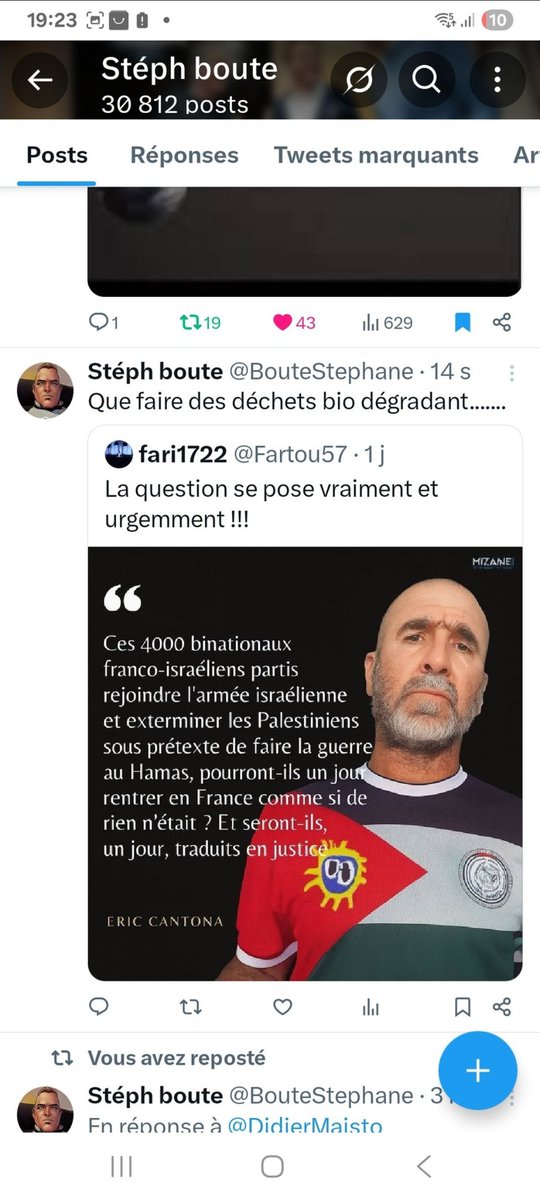 BouteStephane's tweet photo. @celine_pina Je préfère un voisin #Palestiniens qu une des ces #tsaloppes  en #France 

La France c est pas une #colonie pour #FDP de #Sionistes tueurs de gosses et leurs sous merdes #soumises d #extrêmedroite ..

#Patriotes de mes 2.
#Débilesprofonds #Idiocratie
#NTM #Zemour #RN #Collabos https://t.co/RfFUUNuXG7