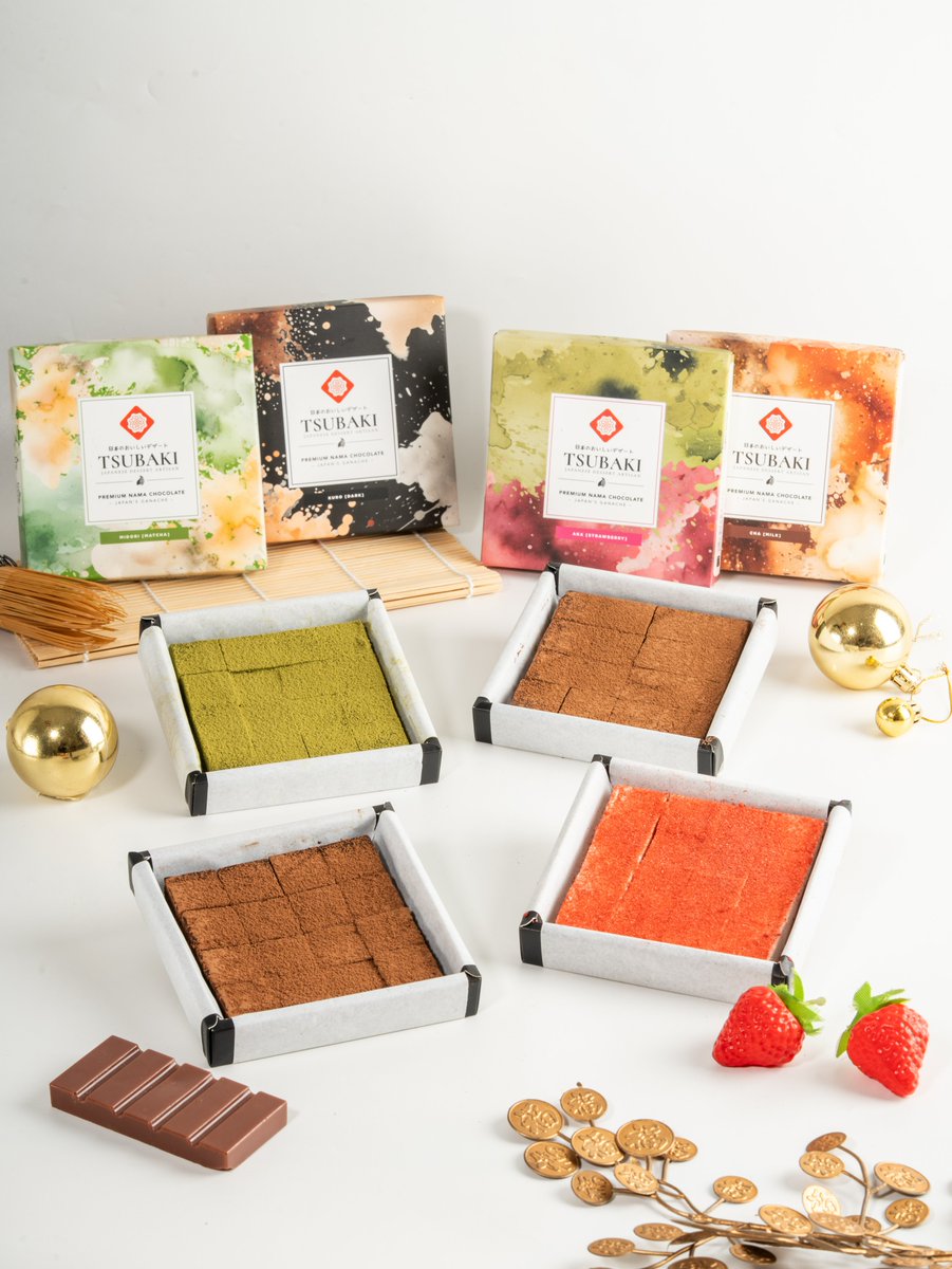 TC_JKT's tweet photo. 当店は10月よりTsubaki Chocolate からTsubaki Japanese Dessertとなりました。あわせてパッケージデザインをリニューアルいたしました。チョコレートの配合も見直しています。機会がございましたらぜひご賞味ください。 https://t.co/hNiCDbY2hi