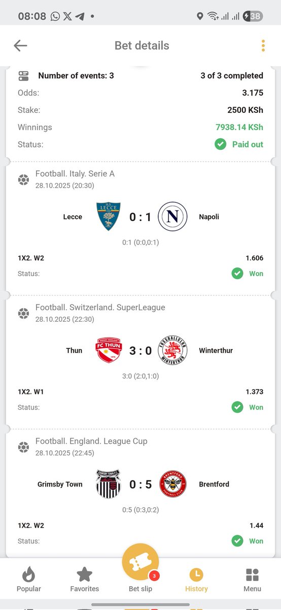KABOOOOOM ✅️✅️✅️✅️✅️✅️✅️✅️
 
3+ odds.  bankers Won

REGISTER SECRETBET 👇 

slim.link/8ZPhkG3

Promocode Guru100

Remember Secretbet Is Global Bookie!