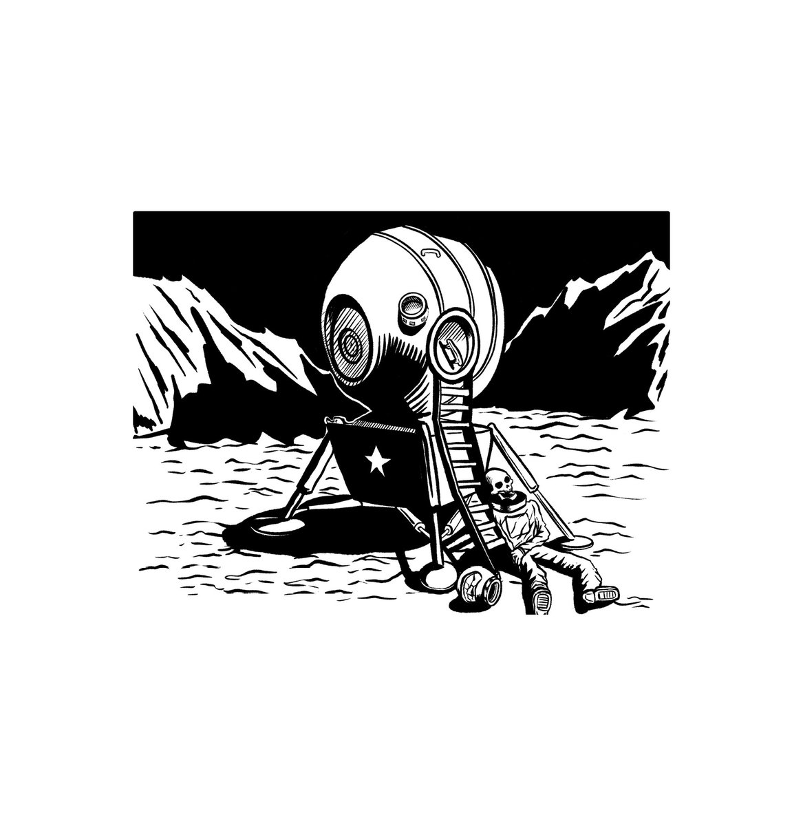 theartofalien's tweet photo. Inspired by Apollo 18 and the rumors of secret Moon missions, where the real problem wasn’t getting there, but coming back
Tribute to Gonzalo López-Gallego
#Inktober2025Skeletal #Apollo18 #Horror #TopSecret #Space #Nasa #Russia #GraphicNovel #drawing #Astronaut #Dibujo #Movies https://t.co/E9HAdR2OeY
