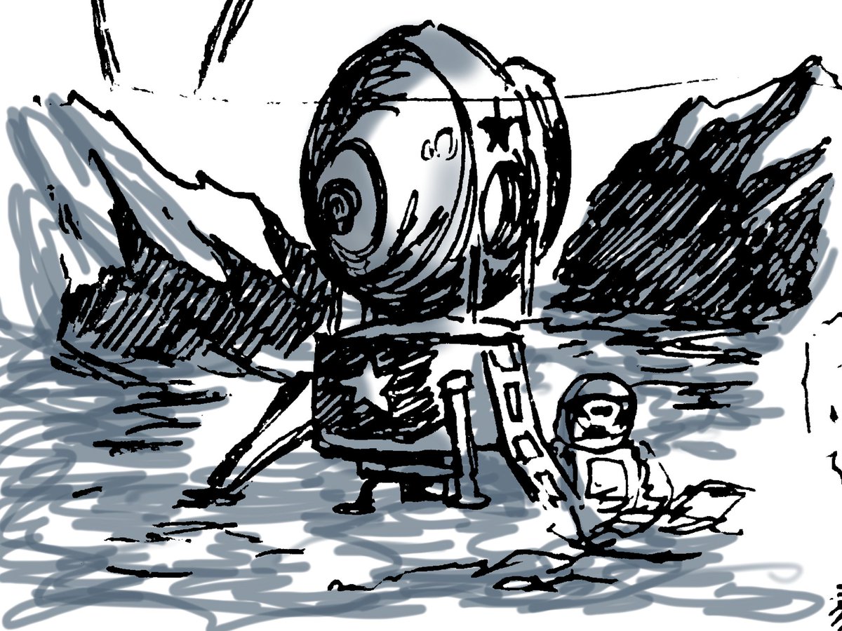theartofalien's tweet photo. Inspired by Apollo 18 and the rumors of secret Moon missions, where the real problem wasn’t getting there, but coming back
Tribute to Gonzalo López-Gallego
#Inktober2025Skeletal #Apollo18 #Horror #TopSecret #Space #Nasa #Russia #GraphicNovel #drawing #Astronaut #Dibujo #Movies https://t.co/E9HAdR2OeY