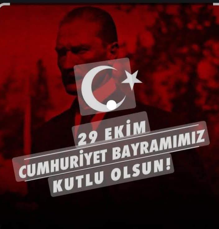 FatmaGrlek6's tweet photo. 🇹🇷29 EKİM CUMHURİYET BAYRAMI'MIZ KUTLU OLSUN..🇹🇷
Cumhuriyetimizin kurucusu
Mustafa Kemal ATATÜRK
Başta olmak üzere Vatanları uğruna canlarını feda eden aziz şehitlerimizi rahmetle anıyor, kahraman gazilerimize şükranlarımı sunuyorum...
🇹🇷NE MUTLU TÜRKÜM DİYENE🇹🇷 https://t.co/hA7gxyGAdF