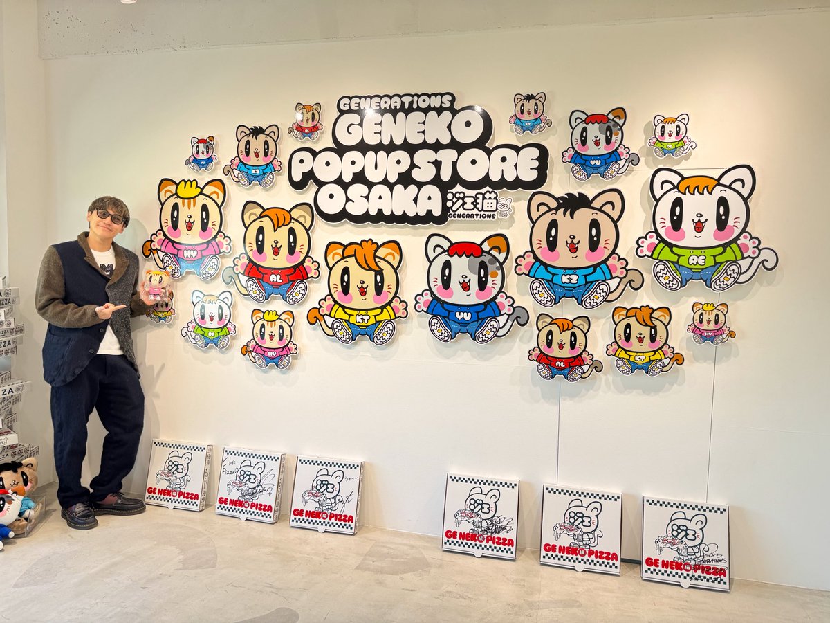 2025.10.29(Wed) ジェ猫 GENERATIONS POP UP @大阪・Henry's Pizza