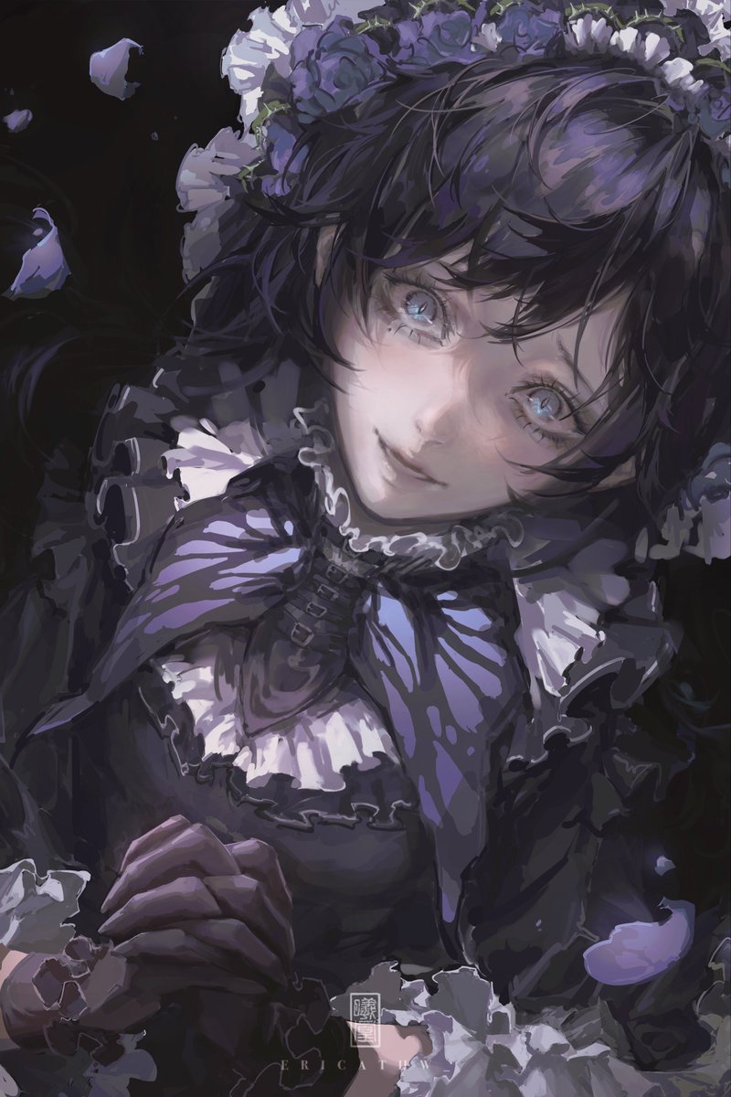 Ericathw_'s tweet photo. 愛して… ❤️‍🩹🖤

#Adoart https://t.co/Owi3KZD9Uy