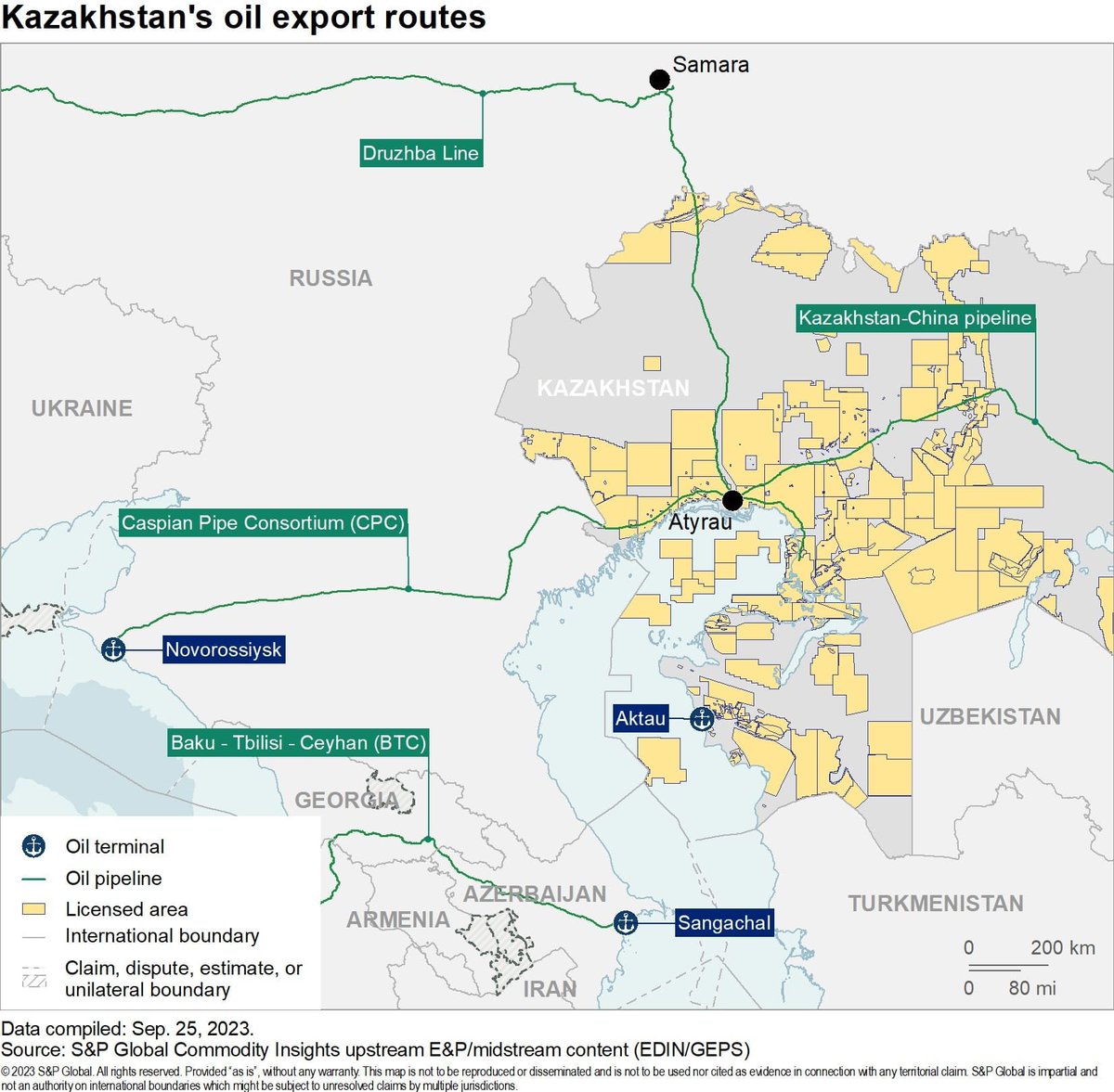 Teoyaomiquu's tweet photo. I am skeptical about the upcoming meeting with Central Asian leaders at the White House, and I believe it is a strategic mistake given the realities on the ground.

Kazakhstan and its Central Asian neighbors are formally independent but functionally controlled satellites, whose so-called diversification toward the West is actually part of a Moscow-coordinated strategy to project influence, not an escape from it.

Nearly 80% of Kazakh crude flows through the CPC pipeline to Russia’s Novorossiysk port, giving the Kremlin a direct valve over global supply and Western corporate interests. Moscow has used this lever multiple times, including in July 2022 and March 2023, when it suspended CPC exports under “environmental” pretexts to apply political pressure and remind Western investors who controls the flow.

The Western corporate presence in Kazakhstan’s oil and gas sector (Chevron, ExxonMobil, ENI, Shell) is not evidence of independence but a by-product of necessity. Kazakhstan’s tiny and aging population of barely 20 million cannot sustain extraction at industrial scale; the country lacks engineers, rig crews, and logistics capacity to run its own fields. Western firms were invited not to diversify away from Russia, but to compensate for demographic weakness under Moscow’s approval. This arrangement enables high output with a minimal local workforce while keeping the system dependent on Russian transit and Chinese demand.

The Trans-Caspian route that Washington promotes as diversification still hinges on Russian and Iranian consent under the Caspian Convention, while the China corridor (Atasu–Alashankou) binds Astana to Beijing’s offtake and tariff policies. Both alternatives exist only within limits that Moscow and Beijing find acceptable.

These states are landlocked, demographically fragile, and dependent on Russian and Chinese control over pipelines, ports, and security guarantees. The entire engagement creates an illusion of U.S. outreach while, in reality, Moscow orchestrates it to influence American policy and restrict Western leverage in Central Asia.