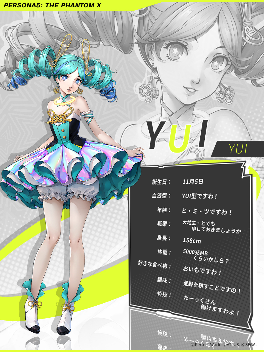ゆいさん専用 ✧─ プロフィール情報 ─✧ ☆5怪ドル YUI/コードネーム : ブイ