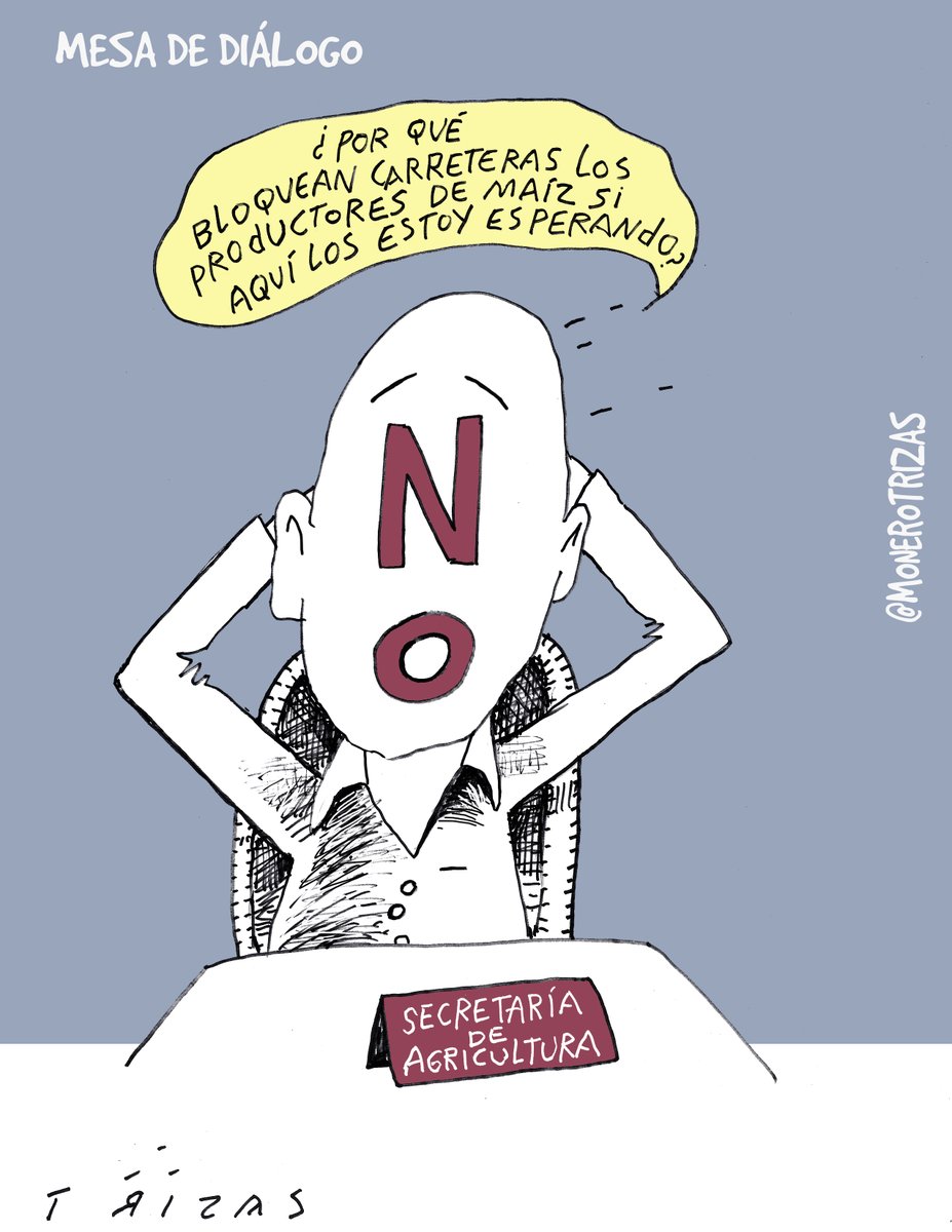 SOMOS PRIMER LUGAR A NIVEL MUNDIAL EN PRODUCCIÓN DE MESAS DE DIÁLOGO... #Bloqueos
#ProductoresDeMaíz #PrecioDeGarantía #Maíz <a href="/Agricultura_mex/">Secretaría de Agricultura y Desarrollo Rural</a>  #Agricultores