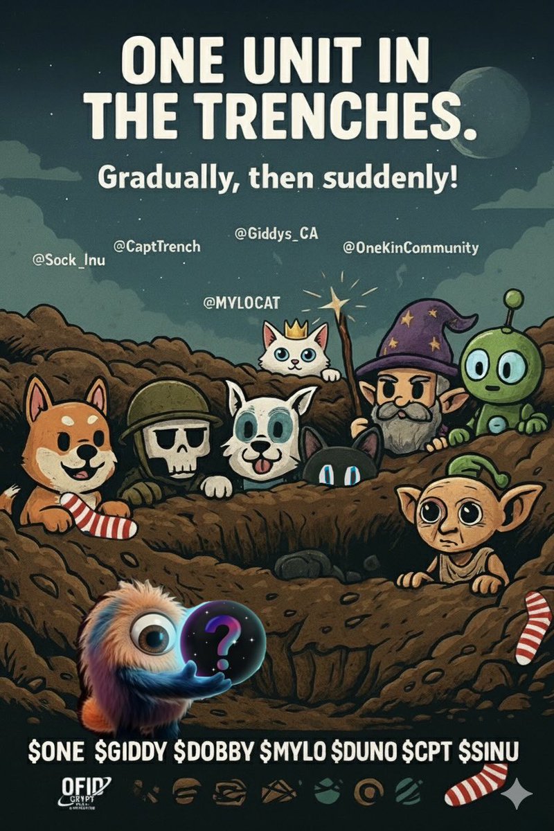 ✊ <a href="/OneKinCommunity/">OneKinCommunity</a>
🪄 <a href="/Giddys_CA/">Giddy’s 🍁 | Universe & Shop</a>
🧝‍♂️ <a href="/Dobby_Coin/">Dobby</a>
🐱 <a href="/MYLOCAT_/">$MYLO</a>
🎊 <a href="/dunoglobal/">DUNO Global Currency</a>
🪖 <a href="/CaptTrench/">🪖 Captain Trench 🪖</a>
🐕 <a href="/Sock_Inu/">Sock Inu</a>
🪐< You are HERE
🔥 <a href="/GFDevSoft/">GFDevSoft</a>

ONE unit in the trenches.
Each their own CAPTAIN.
Grinding.. GIDDY-UP for the DOG fight—
where there’s only room for ONE PUSSY(CAT).

DUNO