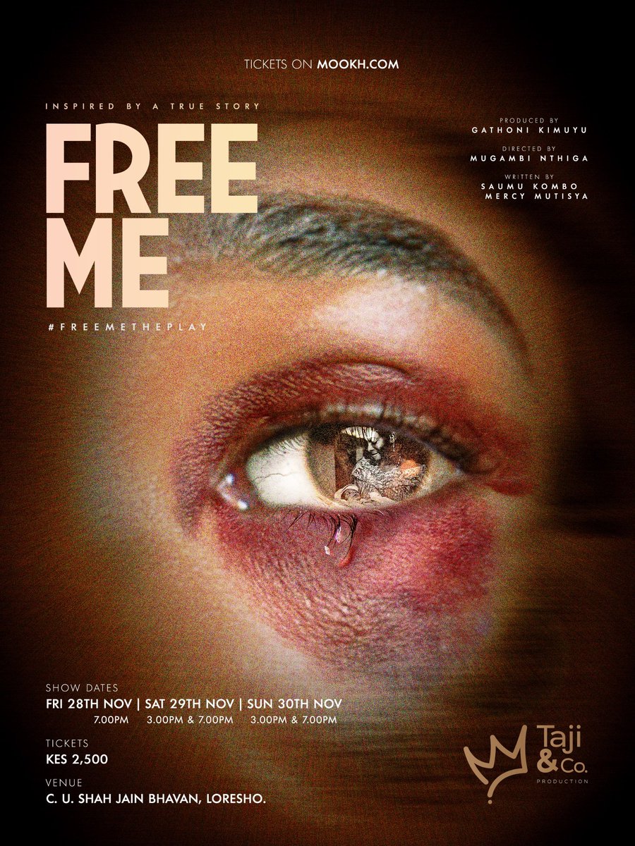 Yes, I am a woman of my word...

Cast reveal continues... Joining the #FreeMe cast is Renee Gichuki. If you've watched MTV Shuga Mashariki, then you've seen her...this is her stage debut and what a talent? Renee plays 16 year old me. Tickets are on mookh.com/event/free-me