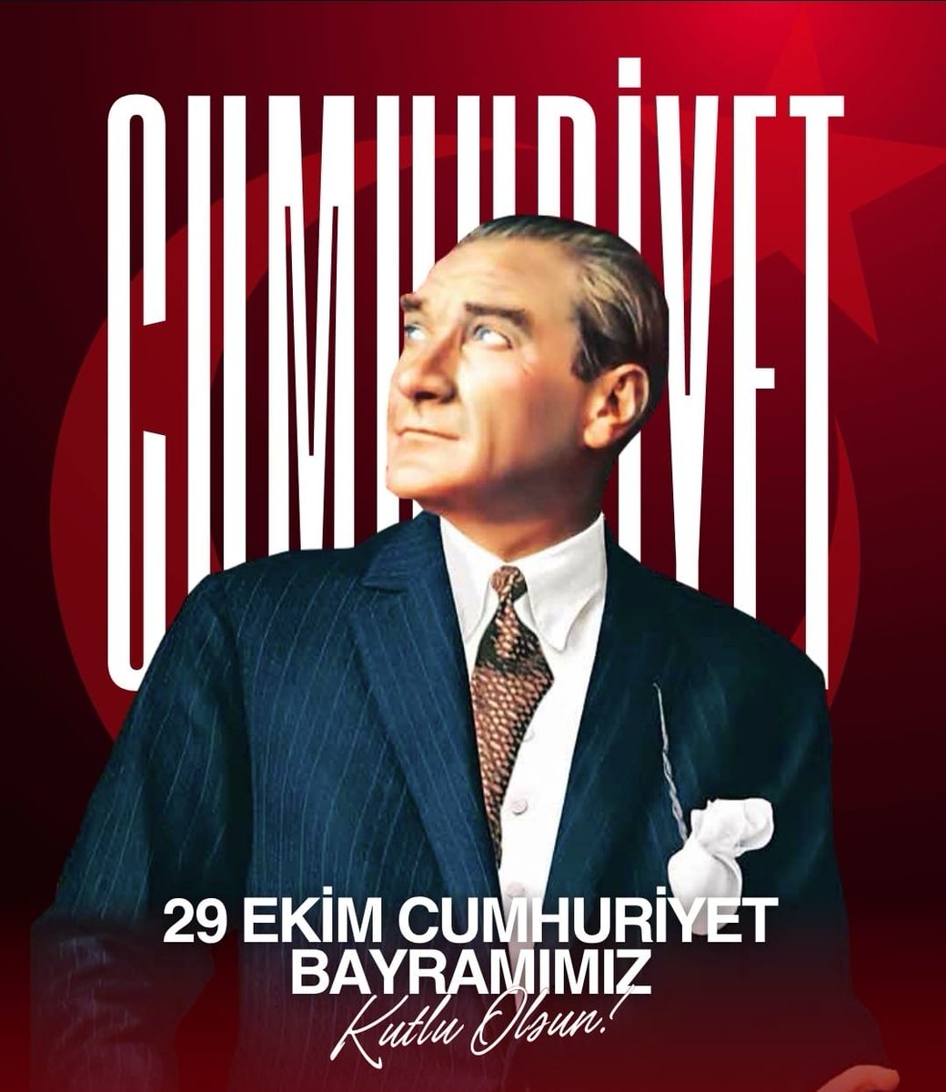 Bugün cumhuriyet ilan edildi, 
Türkiye cumhuriyeti kuruldu, 
Yaşasın cumhuriyet  ,,
Ne mutlu Türk'üm diyene,,