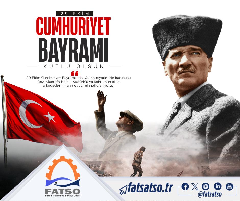 102. yılında, minnet ve gururla...
29 Ekim Cumhuriyet Bayramımız kutlu olsun! 🇹🇷