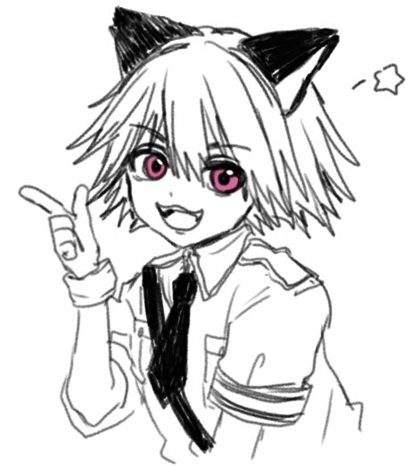 シュレディンガー准尉可愛すぎんねん落書き