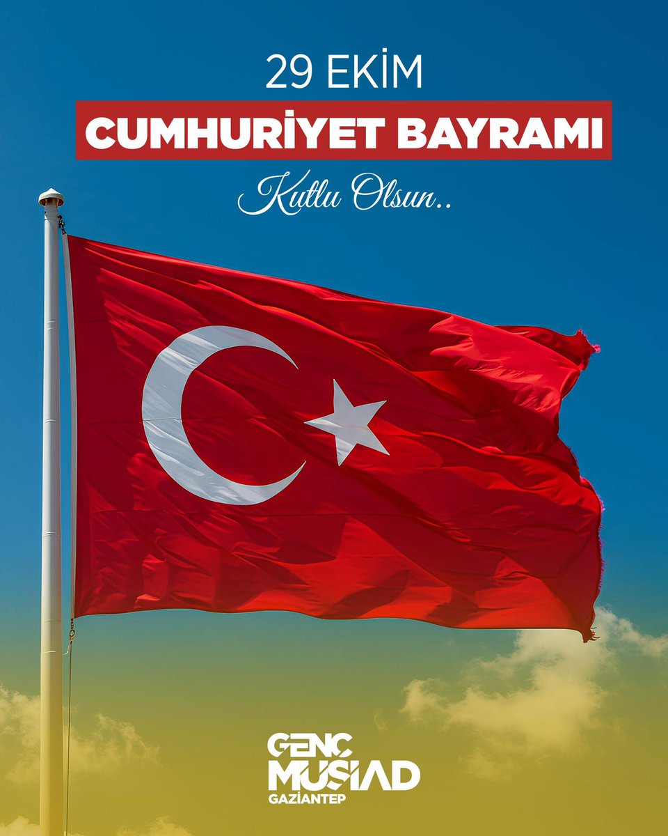 #29Ekim Cumhuriyet Bayramımız Kutlu Olsun 🇹🇷

Bu toprakların bağımsızlığı için canlarını veren aziz şehitlerimizi rahmetle ve minnetle yâd ediyoruz.