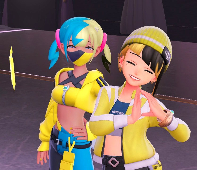 Mugiroa_main's tweet image. ストーリークリアして落ち着いたのでので、クリアするまでにした自慢のマイコーデ達を纏めてみたー！
※もう見たことある人は2度目でごめんね(  . .)&quot;

ー第1弾ー
まずはキャラごとの合わせコーデ！

 #PokemonLegendZA
 #ポケモン写真部
 #ZAマイコーデ