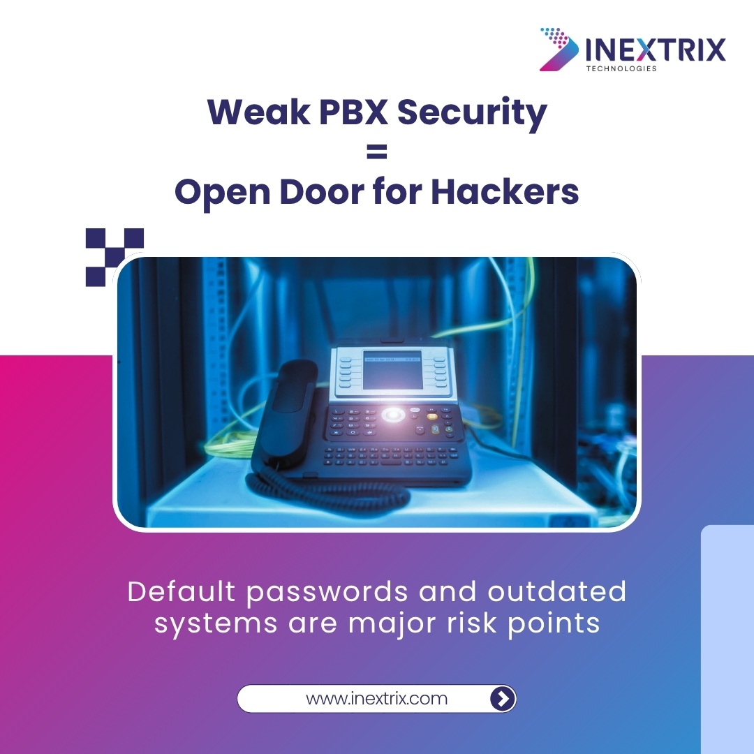 Inextrix's tweet image. #VoIP attacks are rising fast.

Don’t wait for a breach  protect your telecom network today.

Partner with Inextrix to stay connected and secure. inextrix.com

#VoIPSecurity #TelecomProtection #Inextrix