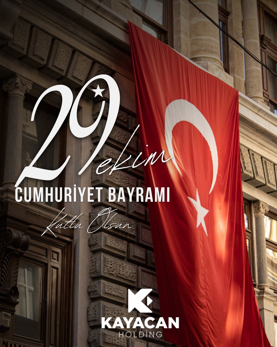 29 Ekim Cumhuriyet Bayramı’nı büyük bir coşkuyla kutluyor, Başta Gazi Mustafa Kemal Atatürk olmak üzere tüm kahramanlarımızı saygı ve minnetle anıyoruz. #29ekimcumhuriyetbayramımızkutluolsun