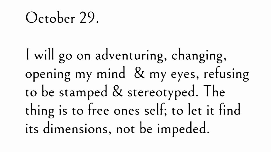 from the diary of virginia woolf