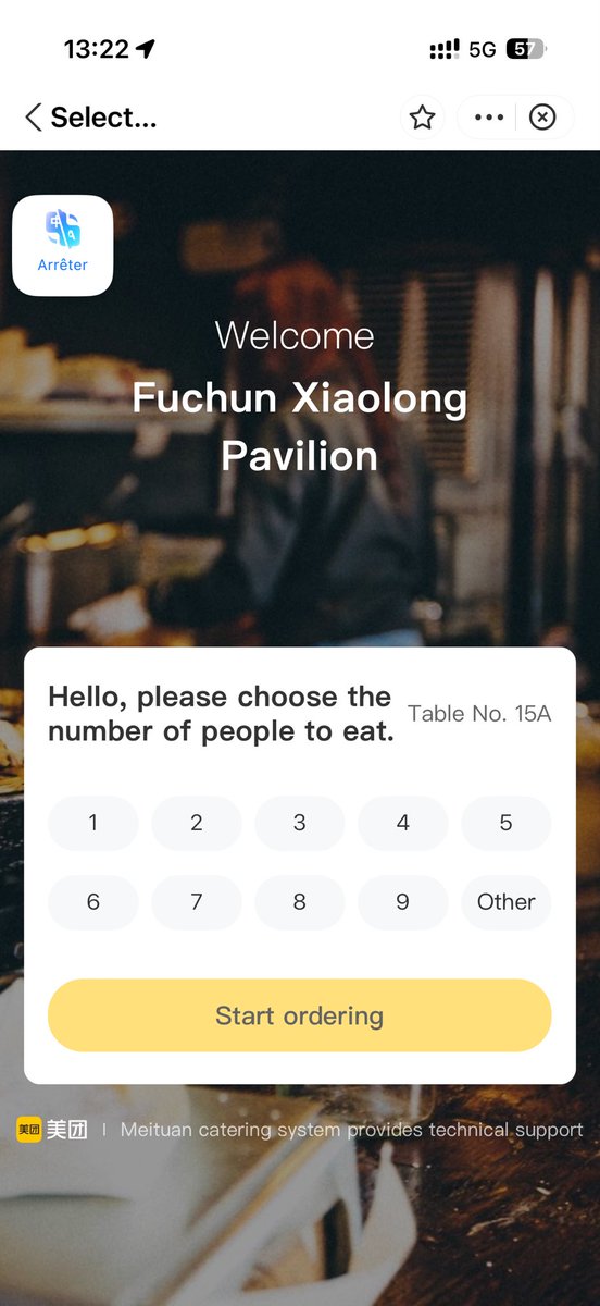 First time spotting RFID instant app in China. Perfect use case for a restaurant l: to scan, order &amp; pay right from the table. Much better experience than the usual QR