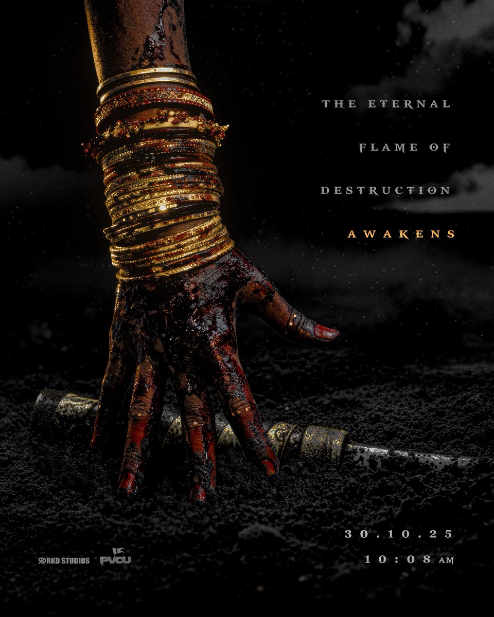 'MAHAKALI' TEAM TO UNVEIL LEAD CHARACTER'S FIRST LOOK *TOMORROW*... After revealing the stunning #FirstLook of #AkshayeKhanna from #Mahakali, the makers are now gearing up for the big reveal tomorrow [30 Oct 2025] at 10.08 am  – the unveiling of the film's powerful lead.