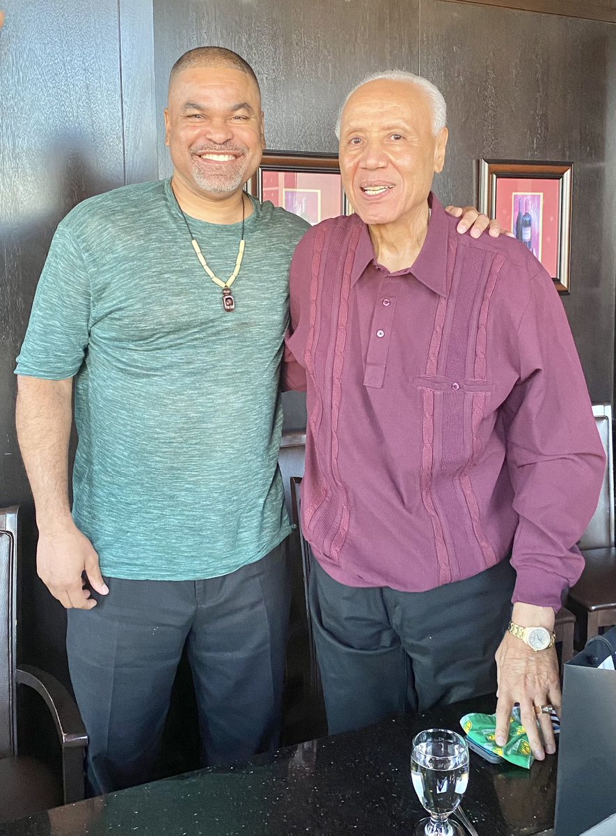 Happy 88th Birthday to “The Legend” Lenny Wilkens.

One of the most humble and kind person you will ever meet.

Oh yeah and a 3 Time Hall of Famer as a player and coach👊🏾