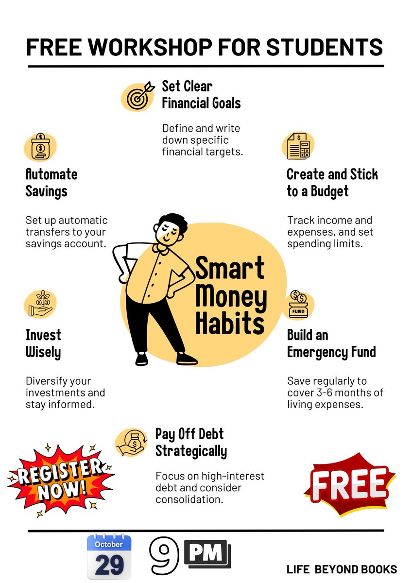 cep_classes's tweet image. TODAY. 9 PM.
A session that could literally change your relationship with money. 💰
Join this workshop and discover how students like you can earn, grow, and plan smart.
🚀 limited seats, unlimited learning!
👍Register  chat.whatsapp.com/LQclPE3FBqSEU4…