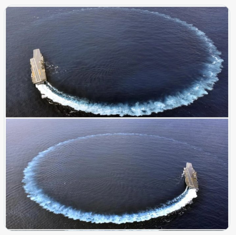Quantm_Pulse's tweet image. INS Vikrant impresses with a flawless high-speed 360° turn during sea trials, showcasing India&apos;s naval strength and cutting-edge maritime technology. A proud moment for #MadeInIndia defense!

#INSVikrant #SeaTrials #IndianNavy #MaritimePower #BlueWaterNavy